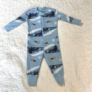 Hanna Andersson polar express baby pajamas 3-6M
